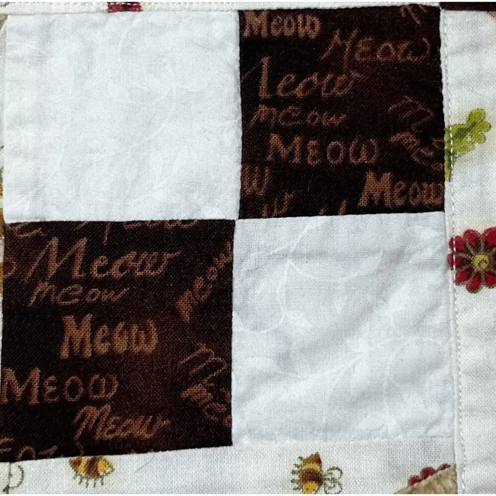 Handmade Cat Quilt 27